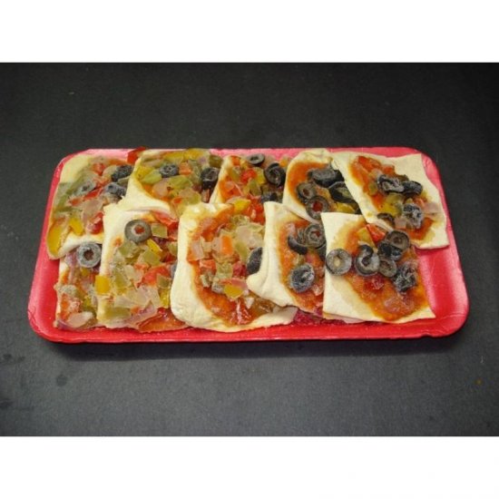 Mini Vegetable Pizza Frozen Pareve (1 Dozen)