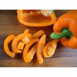 Peppers, Orange Sliced