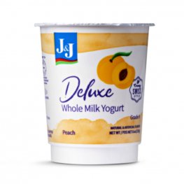 J&J Deluxe Peach Yogurt 6oz