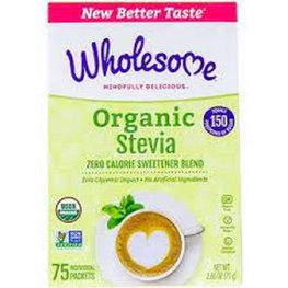 Wholesome Organic Stevia 75pk