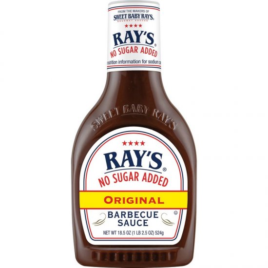 Sweet Baby Ray\'s No Sugar Added Barbecue Sauce 18.5oz