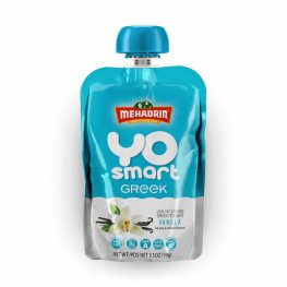 Mehadrin YoSmart Vanilla Yogurt Pouch 3.5oz