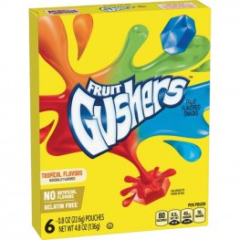 Fruit Gushers Tropical Flavors 4.8oz