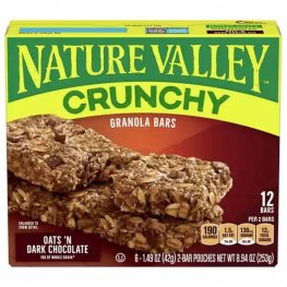Nature Valley Crunchy Oats 'N Dark Chocolate 12Pk