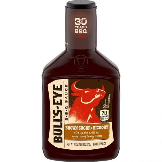 Bull\'s-Eye BBQ Sauce Brown Sugar & Hickory 18oz
