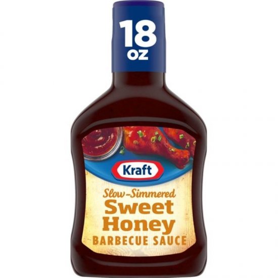 Kraft Slow-Simmered Sweet Honey Barbecue Sauce 18oz