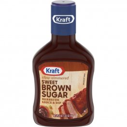Kraft Slow-Simmered Sweet Brown Sugar Barbecue Sauce & Dip 18oz