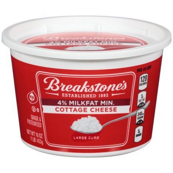 Breakstone\'s 4% Cottage Cheese Large Curd 16oz
