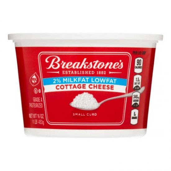 Breakstone\'s 2% Cottage Cheese Small Curd 16oz