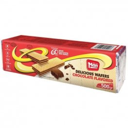 Man Chocolate Flavored Wafers 17.5oz