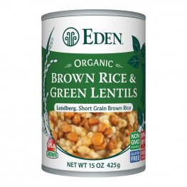 Eden Brown Rice and Green Lentils 15oz
