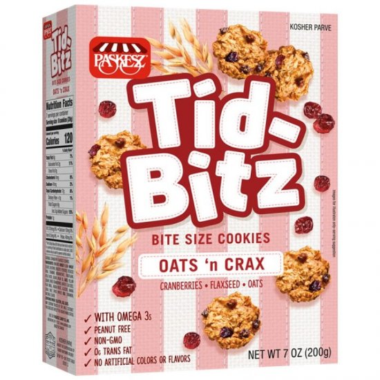 Paskesz Tidbitz Oats n Crax 7oz