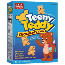 Paskesz Chocolate Chip Teeny Teddy Cookies 7oz