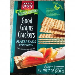 Paskesz Good Grain Crackers Flatbreads Everything 7oz