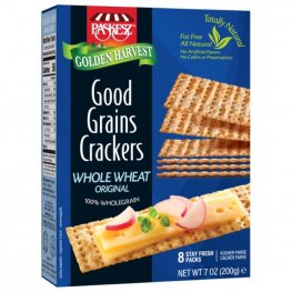 Paskesz Good Grains Crackers Whole Wheat Original 7oz