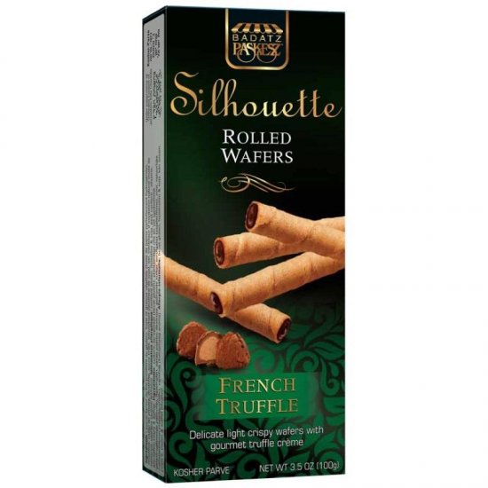 Paskesz Silhouette French Truffle Rolled Wafers 3.5oz