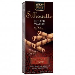 Paskesz Silhouette Chocolate Lined Rolled Wafer 2.66oz