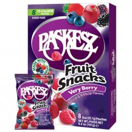Paskesz Fruit Snacks Very Berry 8pk