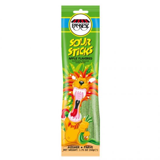 Paskesz Sour Sticks Apple 1.75oz