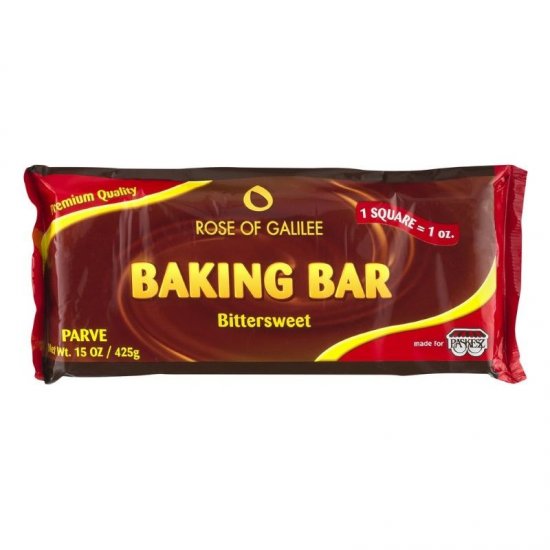 Paskesz Bittersweet Baking Bar 15oz