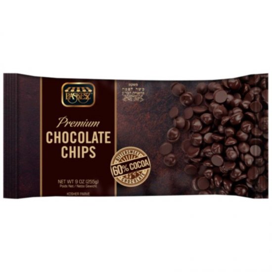 Paskesz Semisweet Chocolate Chips 9oz