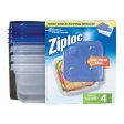 Ziploc Small Square Containers 4Pk