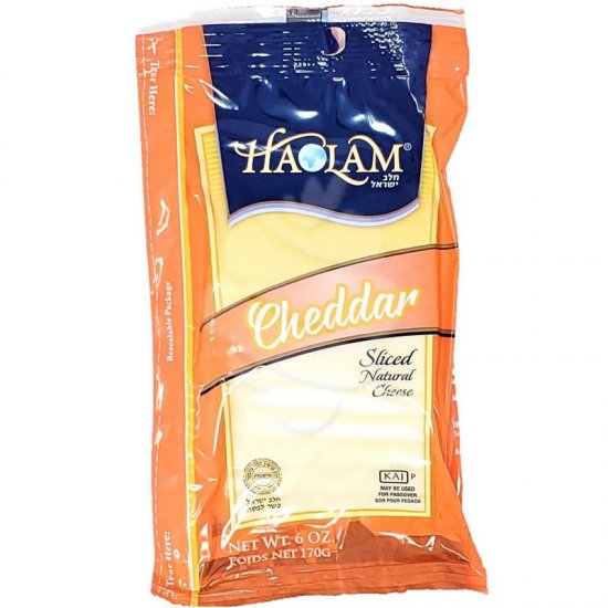 Haolam Sliced White Cheddar 6oz