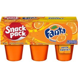 Hunt's Snack Pack Orange Fanta 6pk