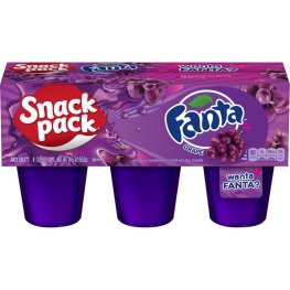 Hunts Snack Pack Grape Fanta 6pk