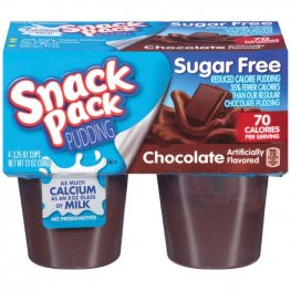 Hunt's Snack Pack Sugar Free Chocolate Pudding 4Pk