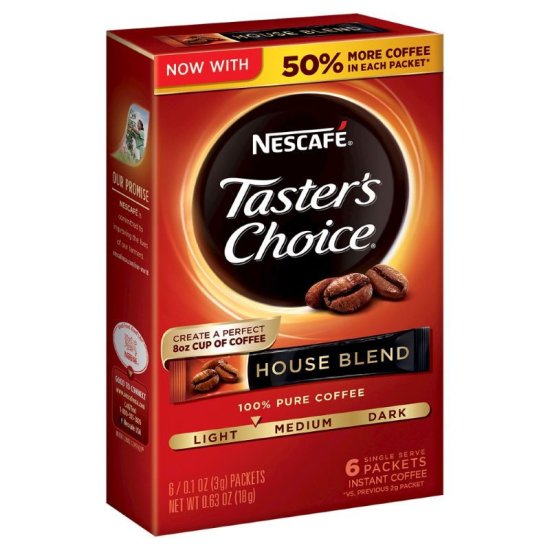 Nescafe Taster\'s Choice House Blend 6Pk