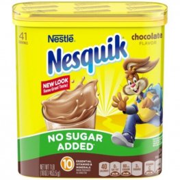 Nesquik No Sugar Added Chocolate Powder 15.98oz