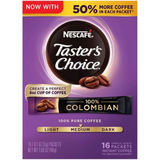NesCafe Taster\'s Choice Colombian 1.69oz