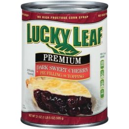 Lucky Leaf Premium Dark Sweet Cherry Pie Filling 21oz