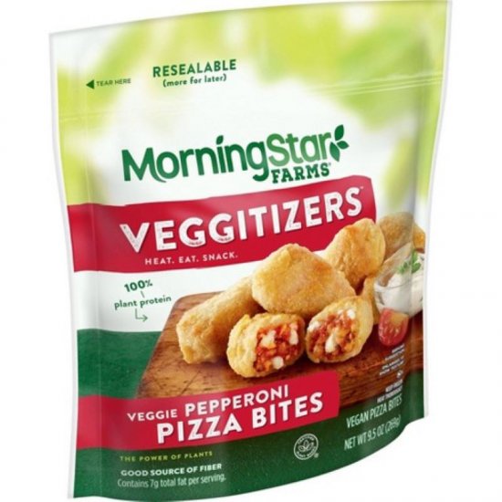 Morning Star Veggitizers Veggie Pepperoni Pizza Bites 9.5oz