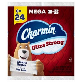 Charmin Ultra Strong Mega Pack 6=24