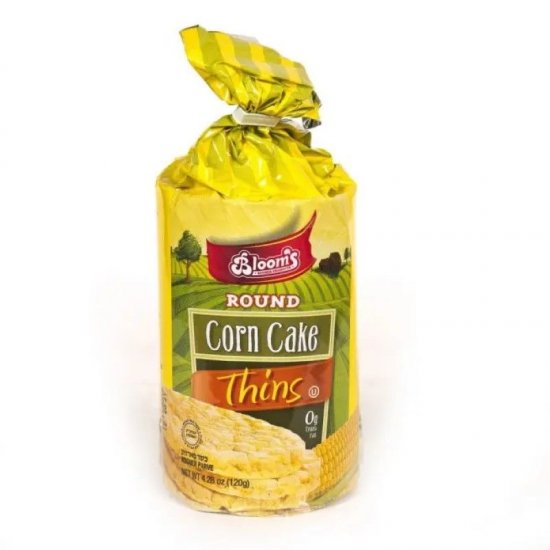 Bloom\'s Corn Cake Thins Round 4.28oz
