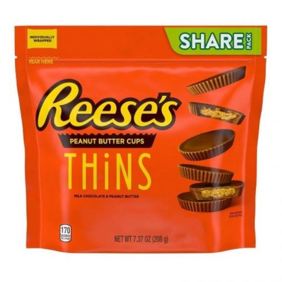 Reese\'s Peanut Butter Cups Thins 7.37oz