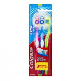 Colgate Extra Clean Toothbrushes Medium 3Pk