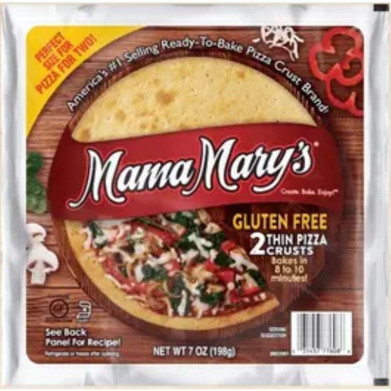 Mama Mary\'s 7\" Gluten Free Pizza Crust 6oz