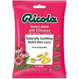 Ricola Cough Drop HoneyLemon with Echinacea 19Pk