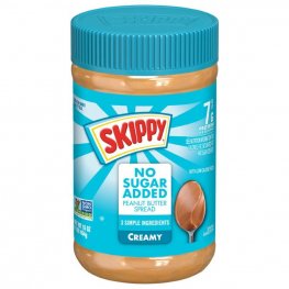 Skippy No Sugar Added Creamy Peanut Butter 16oz