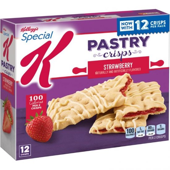Kellogg\'s Special K Pastry Crisps Strawberry 12pk