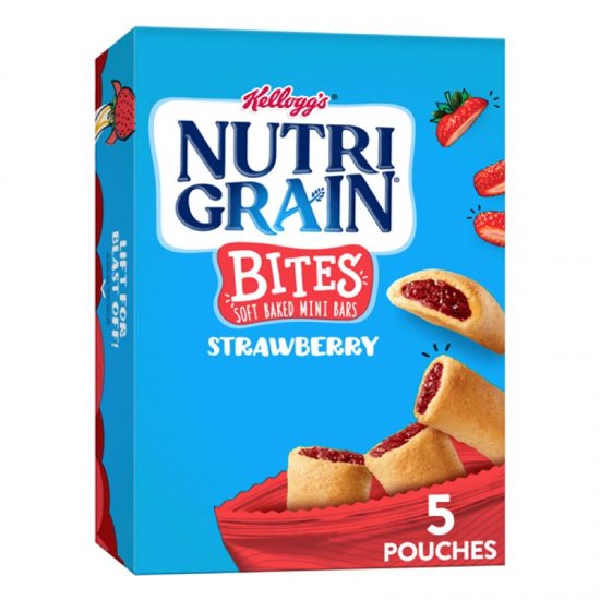 Kellogg\'s Nutri-Grain Bites Strawberry 5pk