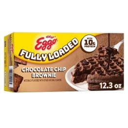 Eggo Fully Loaded Chocolate Chip Brownie Waffle 12.3oz