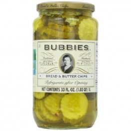 Bubbies Bread & Butter Pickle Chips 33oz
