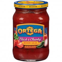 Ortega Thick & Chunky Medium Salsa 16oz