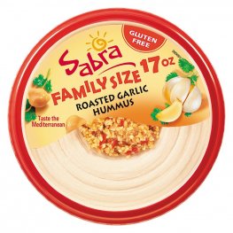 Sabra Family Size Roasted Garlic Hummus 17oz
