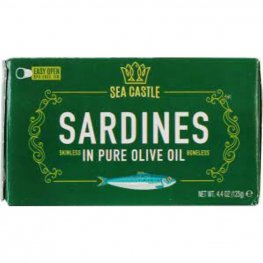 Sea Castle Sardines In Pure Olive Oil 4.4oz