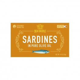 Sea Castle Sardines In Pure Olive Oil 4.4oz